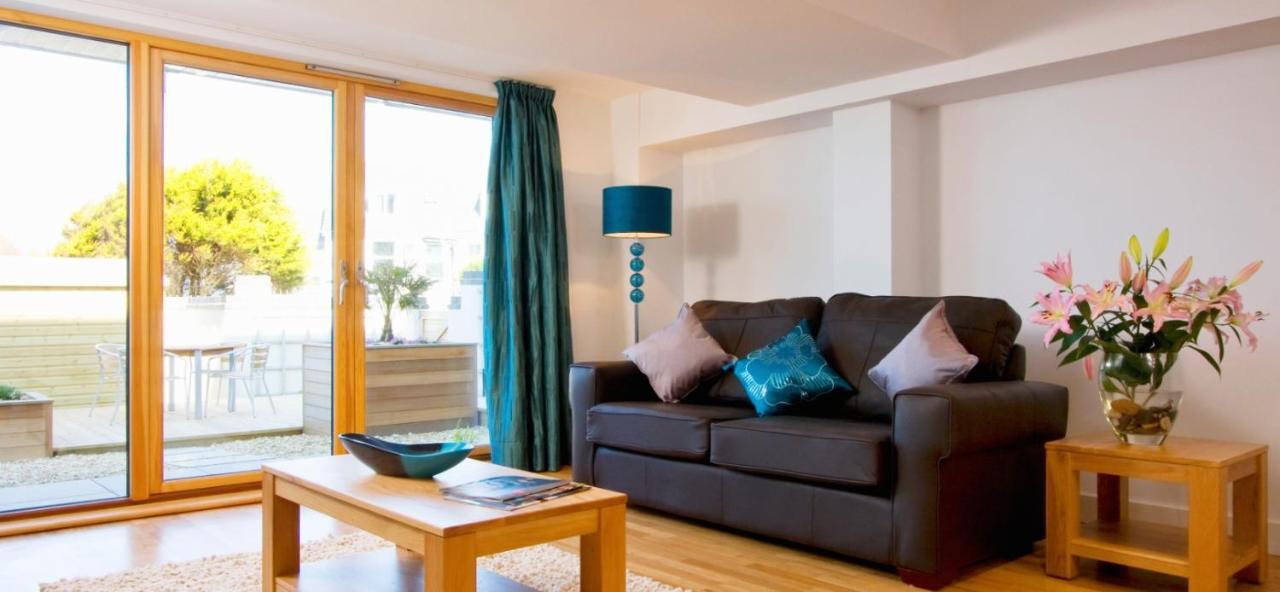 Fistral Beach Garden Apartment 3 New Quay Dış mekan fotoğraf